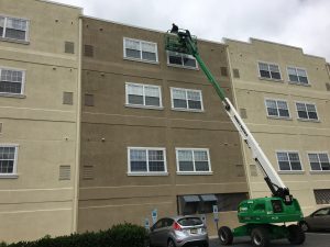 Waterproofing-and-painting-exterior-commercial-building