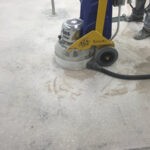 Concrete floor grinder