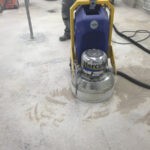 Concrete floor grinder