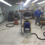 Concrete floor grinder