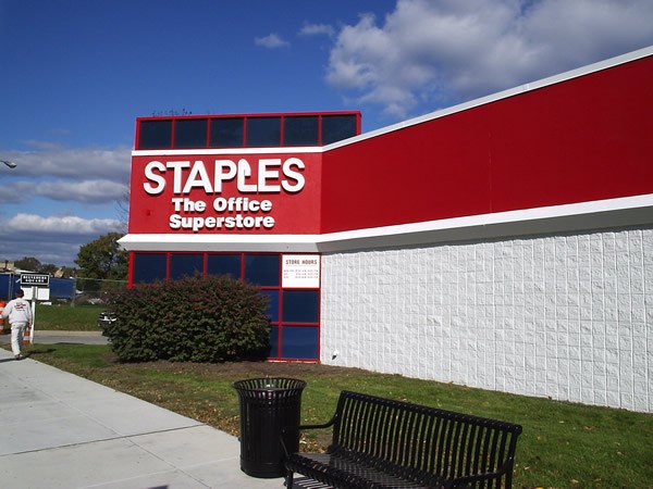 Staples exterior