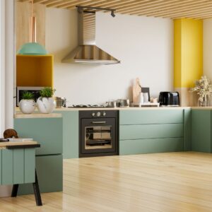 sage green kitchen