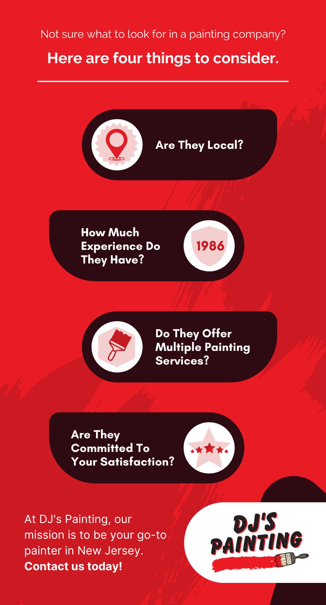 4 Tips for Choosing the Best Painting Company DJ's Painting