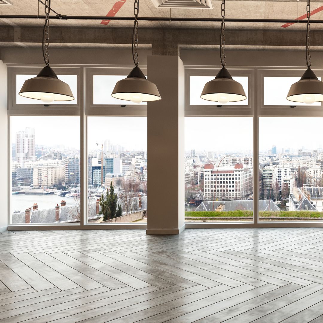 empty interior of an office space