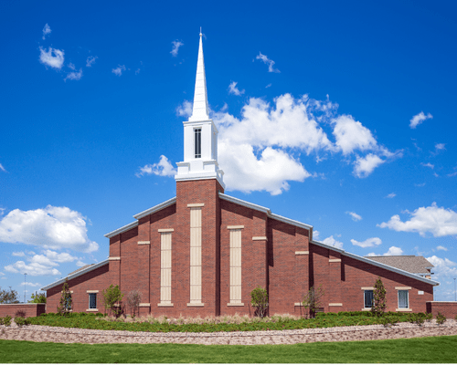 church painting mormon church LDS steeple painting