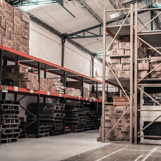 Commercial warehouse interior painting project completed by DJ’s Painting in New Jersey, using professional pallet and durable coatings for industrial facilities.