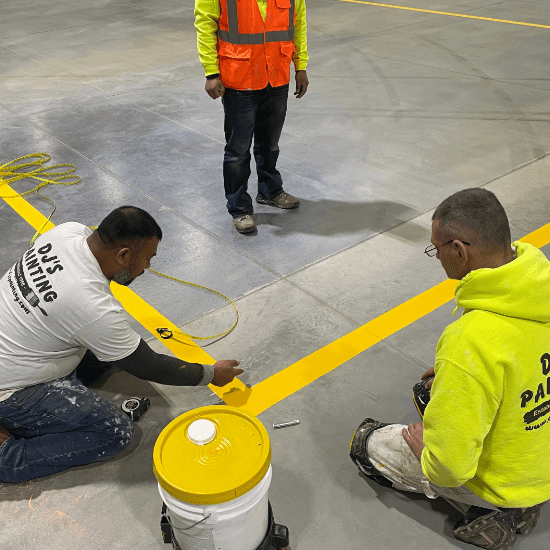 Warehouse Line Striping